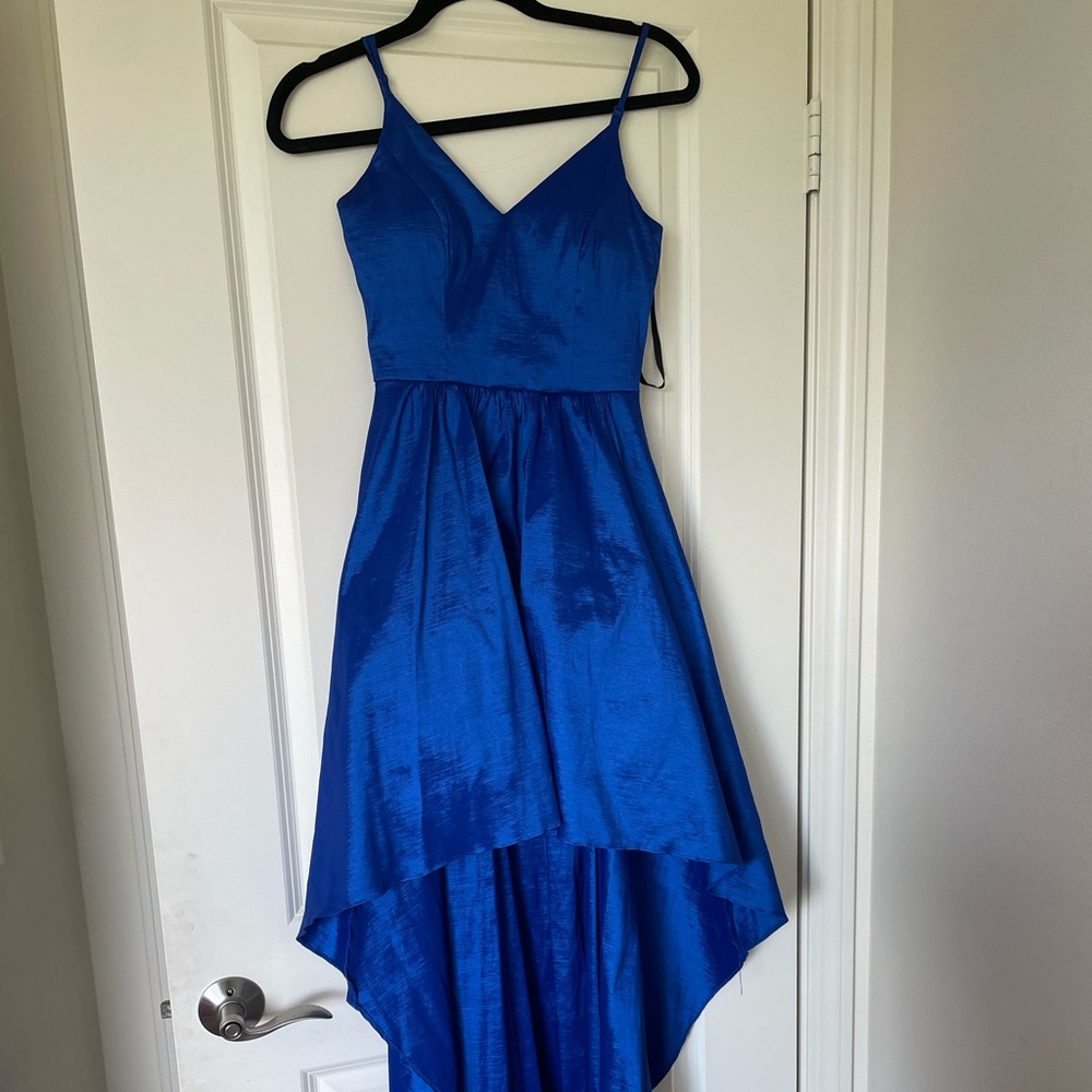Royal Blue Spaghetti Strap Prom Dress By B. Darlin